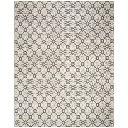 Safavieh 8 x 10 ft. MSR Vermont Hand Woven Rectangle Area Rug, Ivory & Black MSR3503Z-8